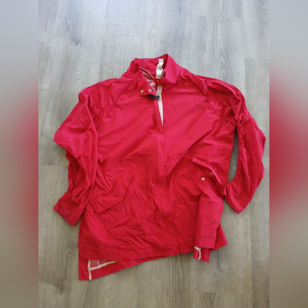 Fabletics Red Long Sleeve Pullover Jacket - image 1